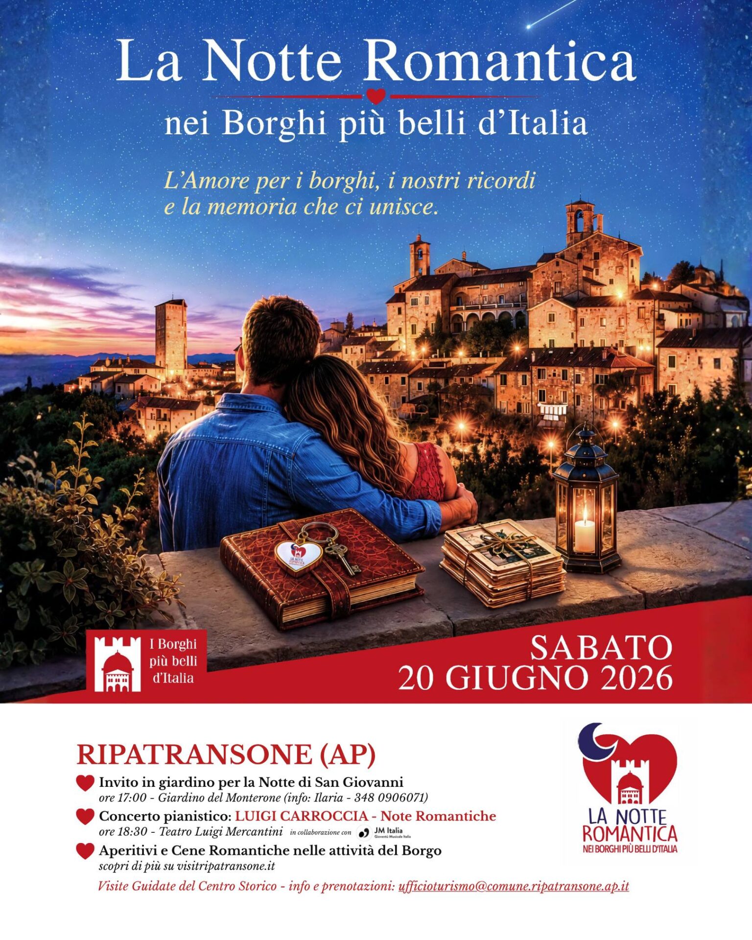 La Notte Romantica Nei Borghi Pi Belli D Italia 20 Giugno 2026 I 